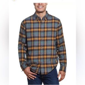 Weatherproof Vintage Men’s Plaid Flannel Shirt